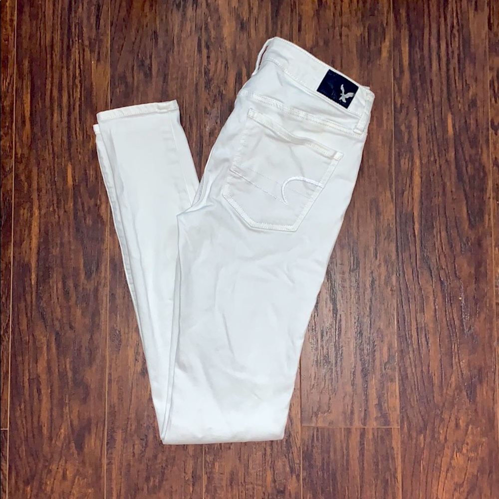AE White Skinny Jeans